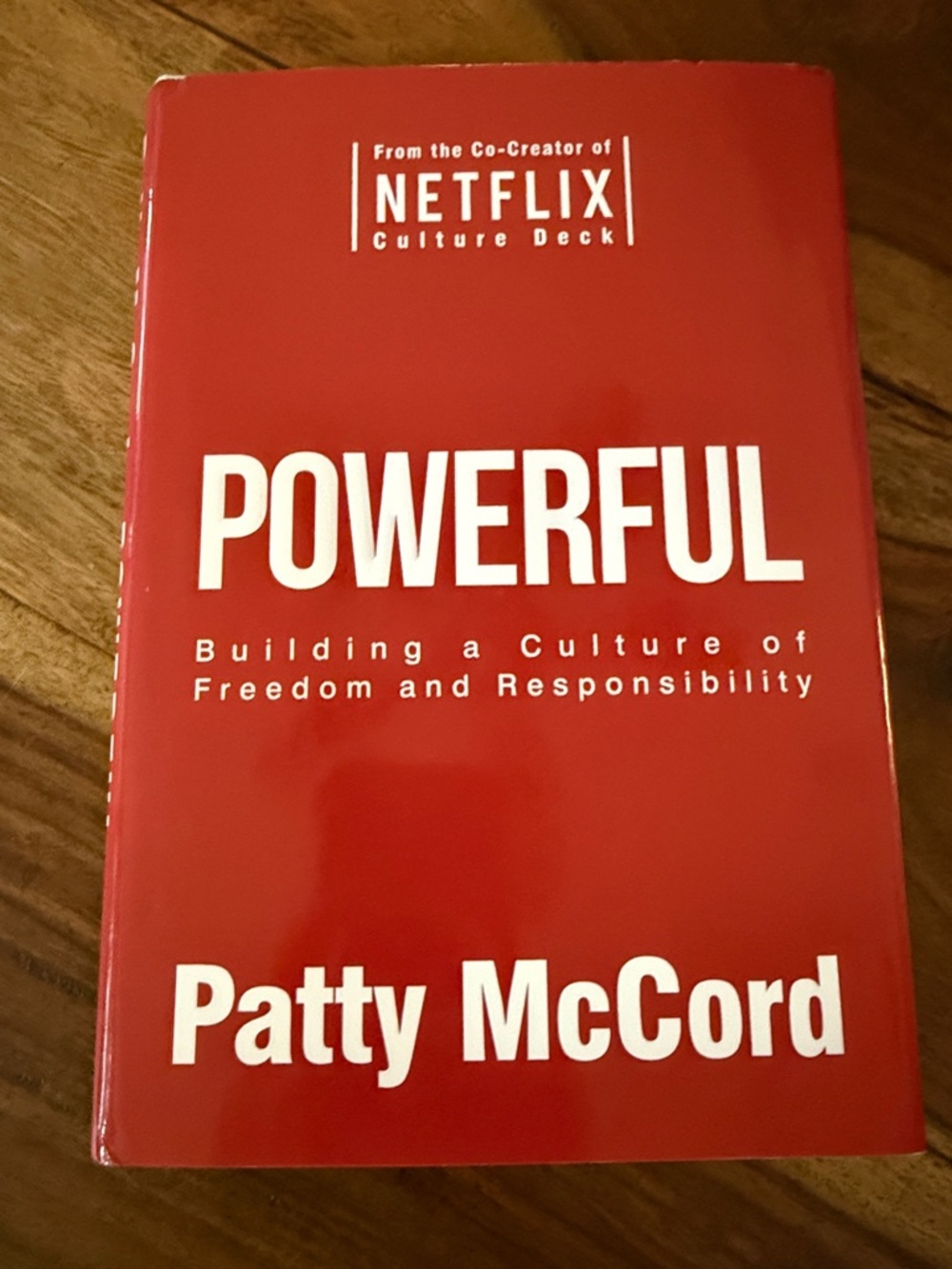 Powerful by Patty McCord - Red Hardcover